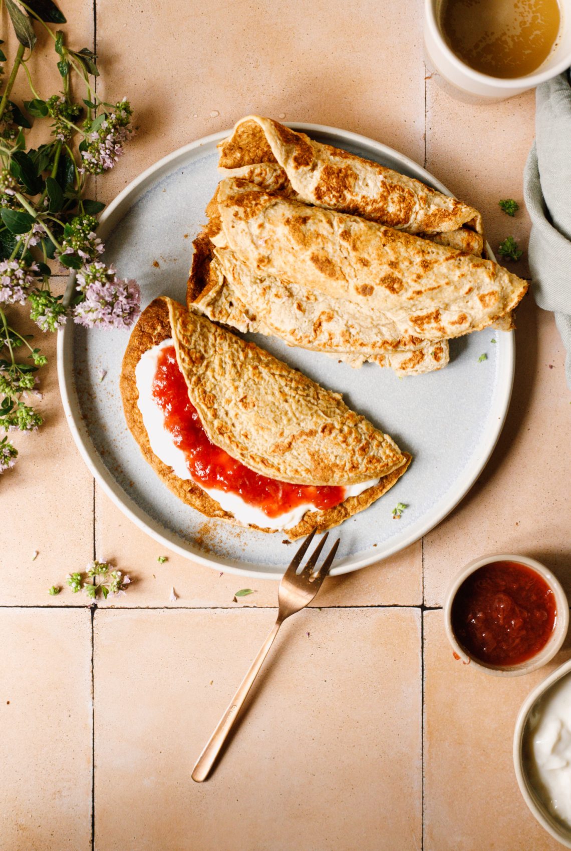 Vegane Haferpfannkuchen